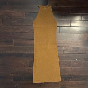 Old Navy Sleeveless Brown Midi Dress
